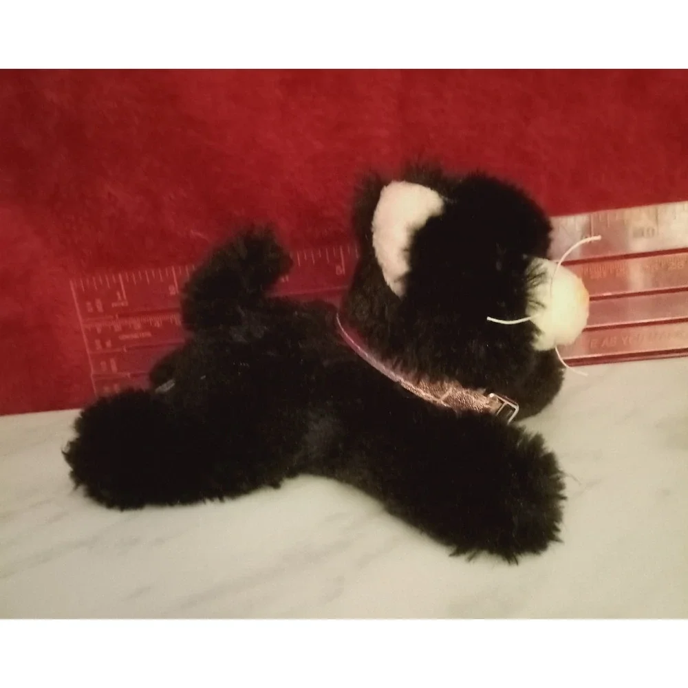 Black Cat Kitten Mini Plush Kitty Soft Cuddly Stuffed Animal Toy 7